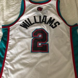 Jason Williams Grizzlies stitched white NikeJersey